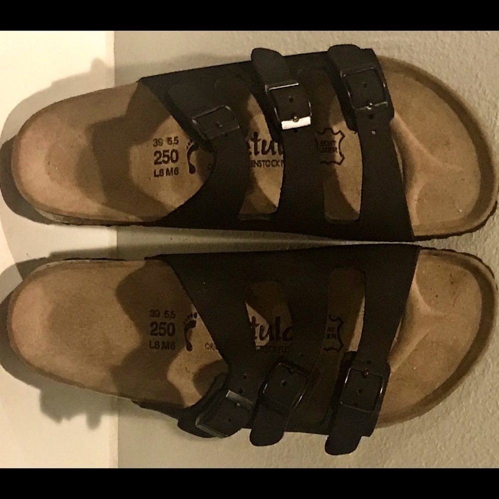 Birkenstock Betula 3 Strap Sandals 39 8.5 9